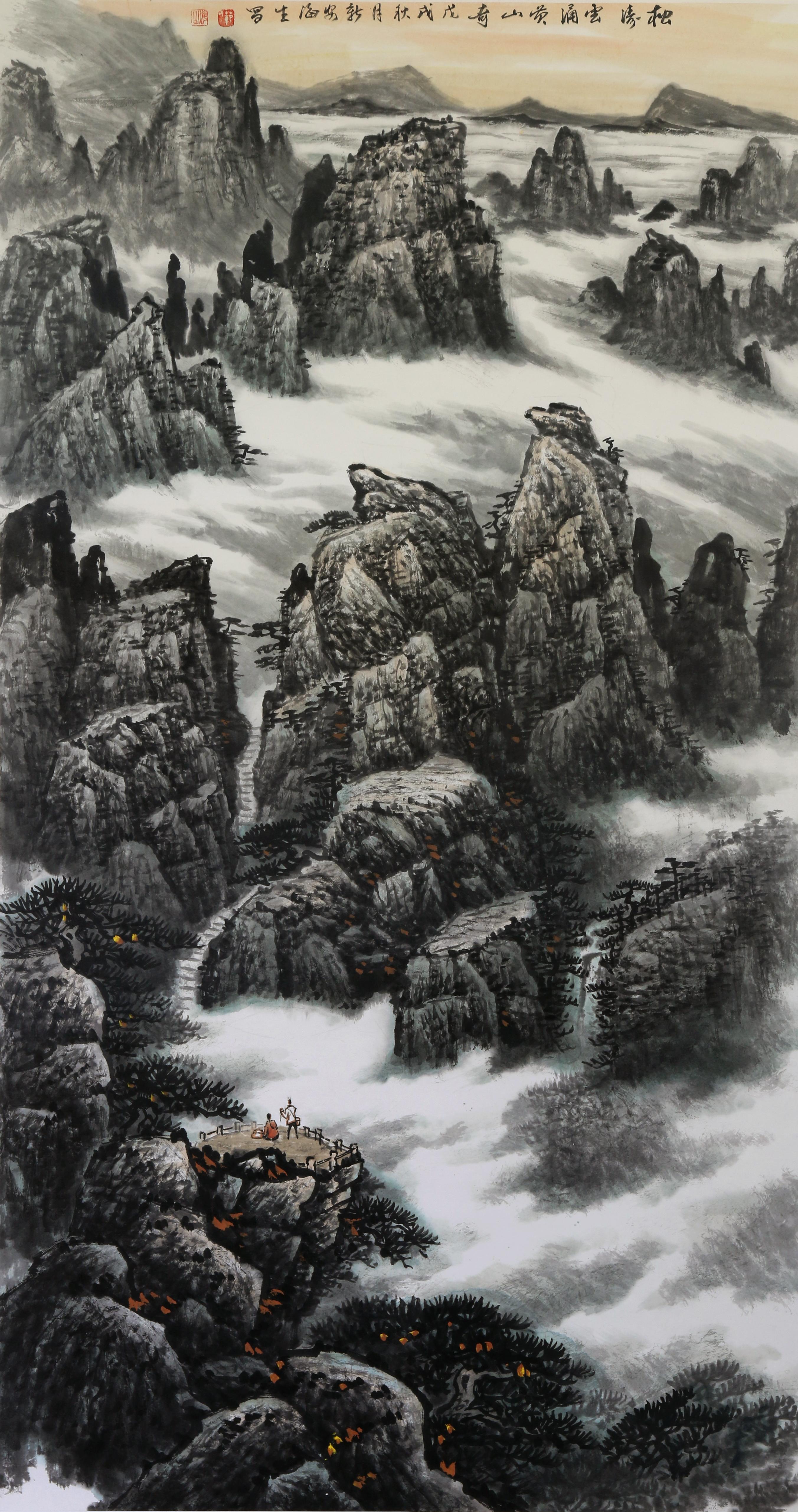 新安山水，徽州风情，皆在他的画中展现