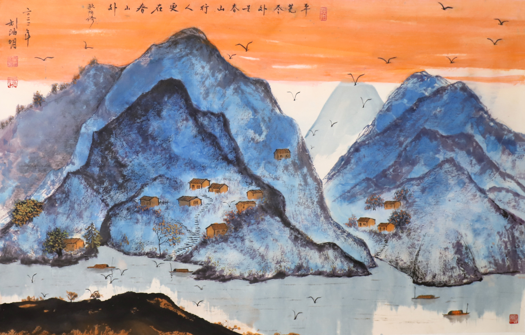 刘海明回京艺术展开幕，看看名家的评论