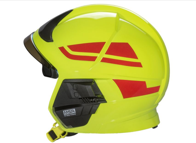 梅思安(MSA)消防头盔，为蓝朋友提供更周全保障！